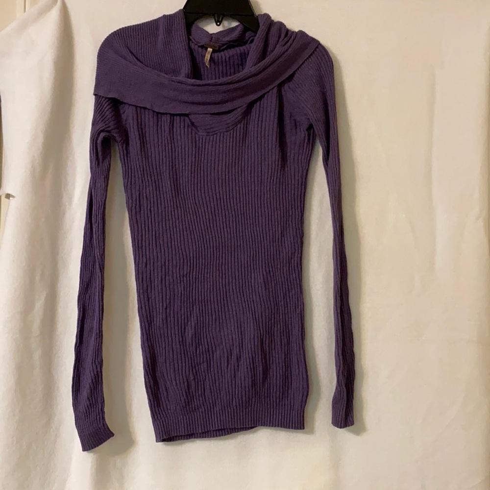 Poof! Cowl Neck Sweater